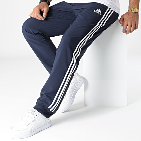 Adidas Sportswear - Pantalon Jogging A Bandes 3 Stripes GK8981 Bleu Marine
