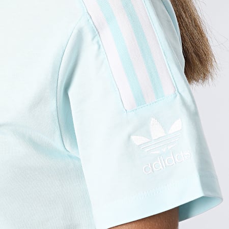 Adidas Originals - Camicia aderente da donna HN5902 Sky Blue