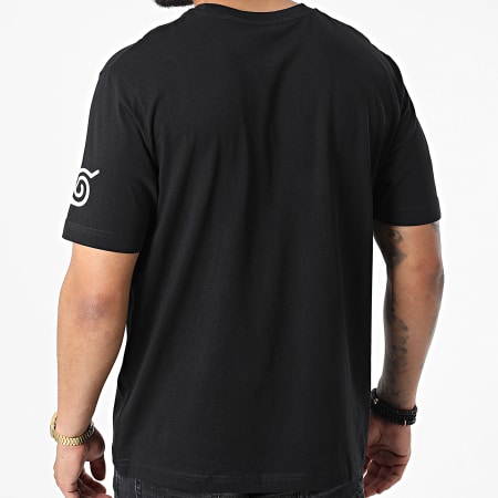 Naruto - Tee Shirt Oversize Large Logo Noir Blanc