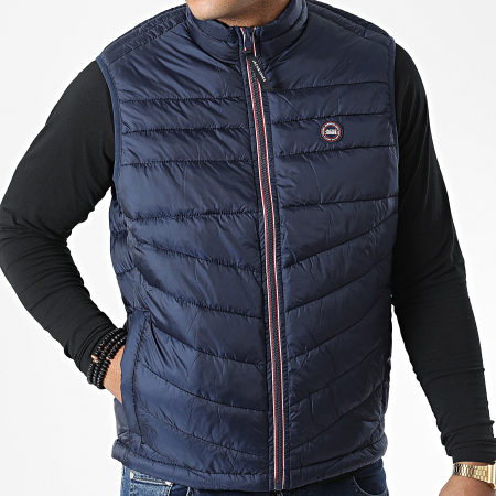 Doudoune Sans Manches Jack & Jones - Polyester, Fermeture éclair, Col Officier - Style Décontracté, Régulier