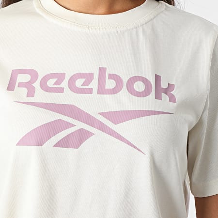 Reebok - Tee Shirt Femme Reebok Identity HI0540 Beige