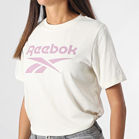 Reebok - T-shirt donna Reebok Identity HI0540 Beige
