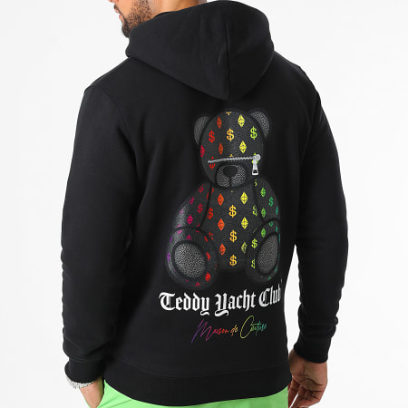 Teddy Yacht Club - Sudadera con capucha Maison Couture Gradient Limited Negra