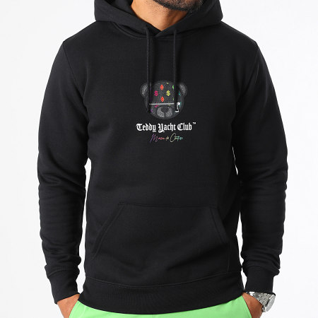 Teddy Yacht Club - Sudadera con capucha Maison Couture Gradient Limited Negra