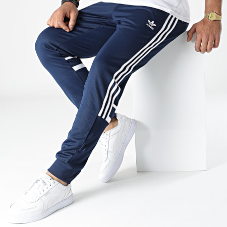 Adidas Originals - Pantalon Jogging A Bandes Cutline HK7428 Bleu Marine
