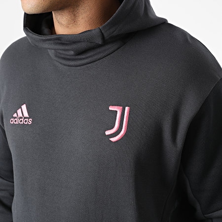 Adidas Performance - Sudadera con capucha de la Juventus HD8860 Gris Carbón