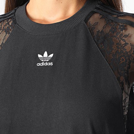 Adidas Originals - Vestido camisero de mujer HC4571 Negro