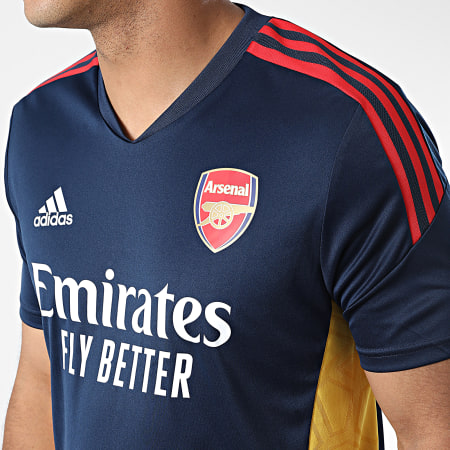 Adidas Sportswear - Maglia da calcio a bande dell'Arsenal FC HA5276 blu navy