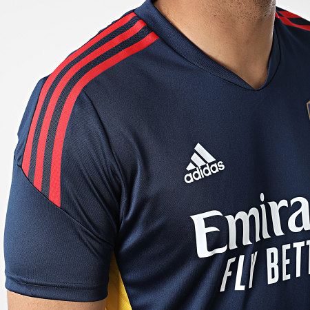 Adidas Sportswear - Maglia da calcio a bande dell'Arsenal FC HA5276 blu navy