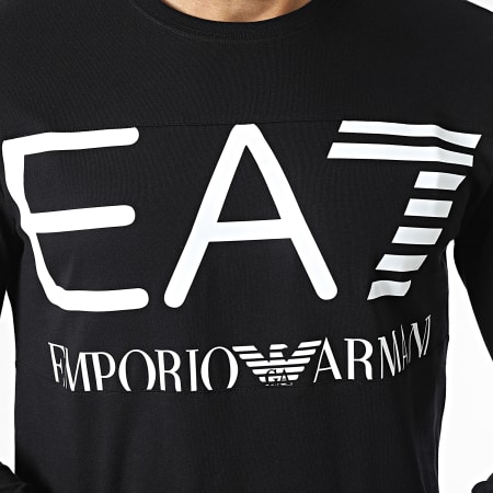 EA7 Emporio Armani - Tee Shirt Manches Longues 6LPT25-PJ7CZ Noir