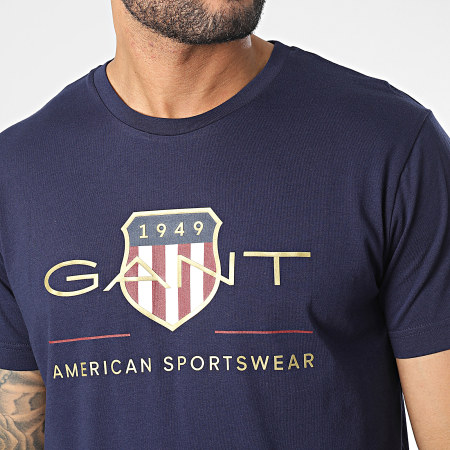Gant - Tee Shirt 2003099 Bleu Marine