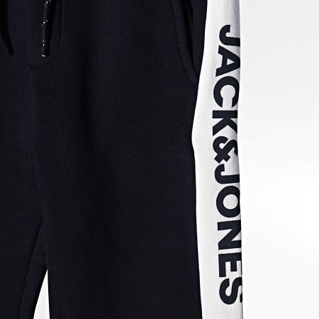 Jack And Jones - Pantalones de chándal para niños Block Logo Navy