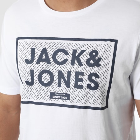 Jack And Jones - Harrison 3 Camisetas Blanco Azul Marino Negro