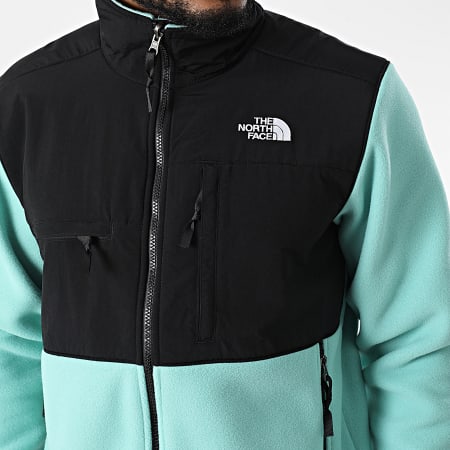 The North Face - Denali A7UR2 Giacca in pile con zip turchese