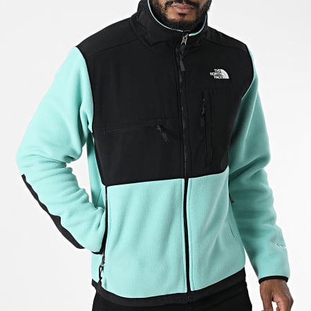 The North Face - Denali A7UR2 Giacca in pile con zip turchese