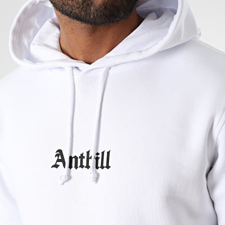 Anthill - Felpa con cappuccio NAML Bianco