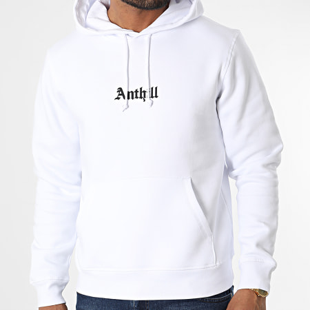 Anthill - Felpa con cappuccio NAML Bianco