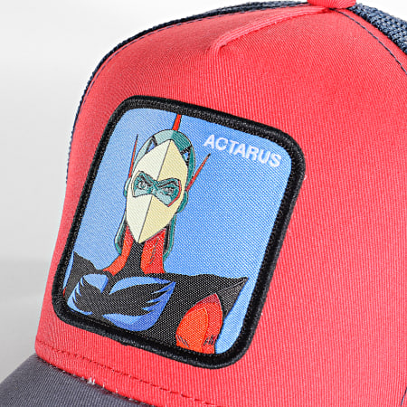 Capslab - Actarus Trucker Cap Rojo Azul Marino