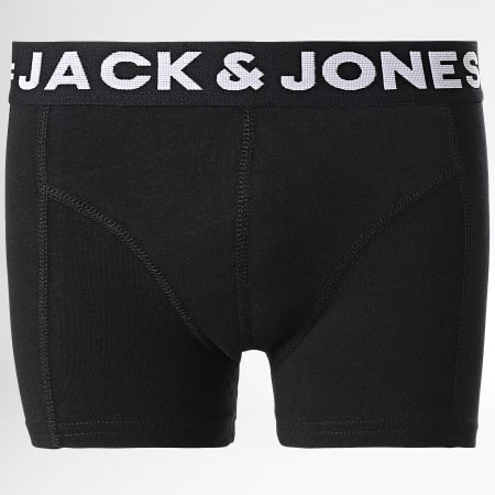 Jack And Jones - Lote de 3 calzoncillos bóxer negros Sense