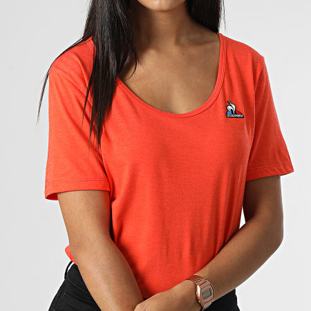 Le Coq Sportif - Camiseta mujer 2210799 Naranja