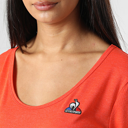 Le Coq Sportif - Tee Shirt Femme 2210799 Orange