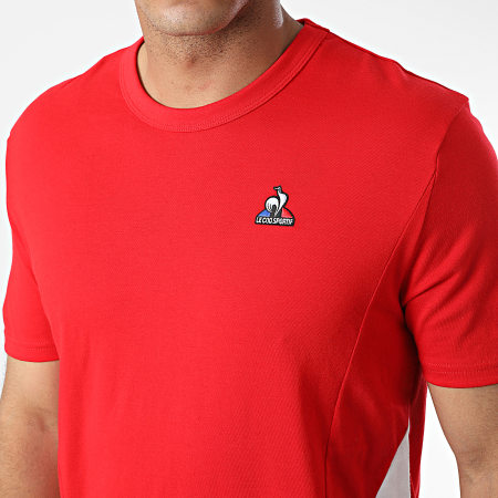 Le Coq Sportif - Camiseta Tricolor 2210809 Rojo