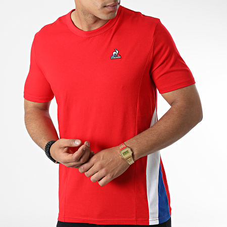 Le Coq Sportif - Tee Shirt Tricolore 2210809 Rouge