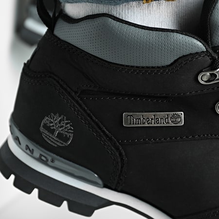 Timberland Boots Splitrock Mid Hiker 6161R Black Nubuck LaBoutiqueOfficielle