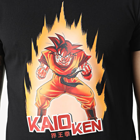 Dragon Ball Z - Tee Shirt Kaio Ken Noir