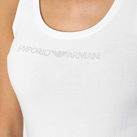 Emporio Armani - Camiseta de tirantes para mujer 163319-CC318 Blanco