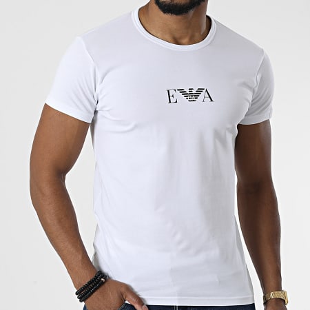 Emporio Armani - Lot de 2 Tee Shirts 111267-CC715 Blanc