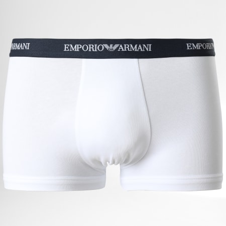 Emporio Armani - Juego De 2 Boxers 111268 CC717 Blanco Azul Marino