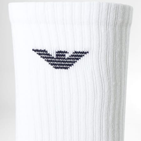 Emporio Armani - Confezione da 3 paia di calzini 303133 bianco