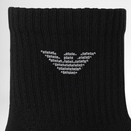 Emporio Armani - Set di 3 paia di calzini 304202 nero