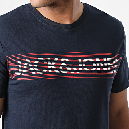 Jack And Jones - Camiseta Corp Logo Azul Marino