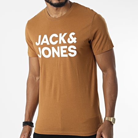 Jack And Jones - Maglietta Corp Logo Camel