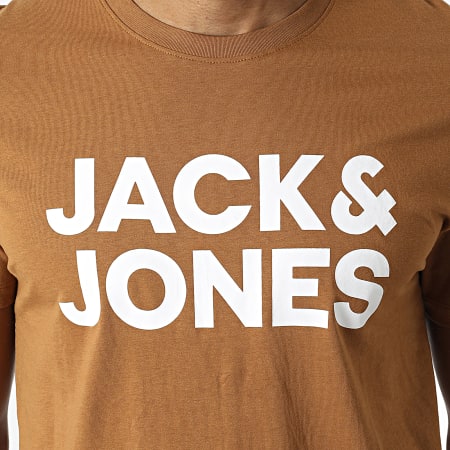 Jack And Jones - Tee Shirt Corp Logo Camel