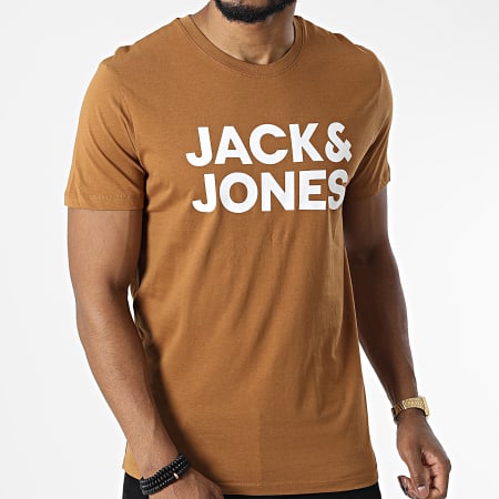 Jack And Jones - Camiseta Corp Logo Camel