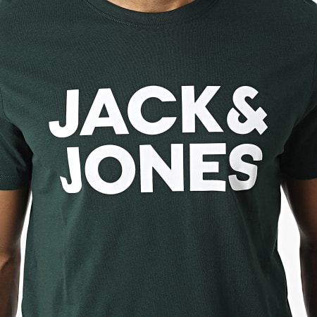 Jack And Jones - Camiseta Corp Logo Verde