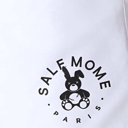 Sale Môme Paris - Short De Bain Little Lapin Blanc Noir