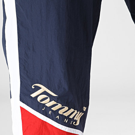 Tommy Jeans - Pantalon Jogging A Bandes Archive 3493 Bleu Marine Blanc Rouge