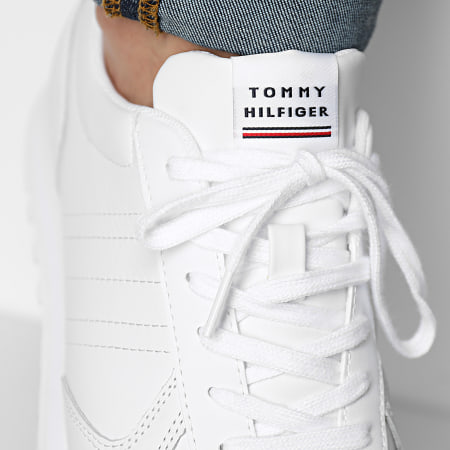 Tommy Jeans - Sneakers Elevated EVA Runner Pelle 4027 Bianco