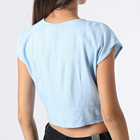 Vero Moda - Jesmilo Women's Crop Top Azul claro
