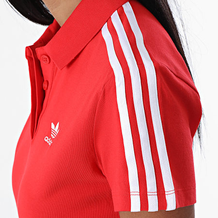 Adidas Originals - Vestido Polo Mujer HM2163 Rojo