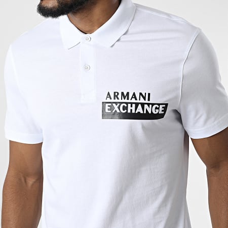 Armani Exchange - Polo Manches Courtes 6LZFBE-ZJGCZ Blanc