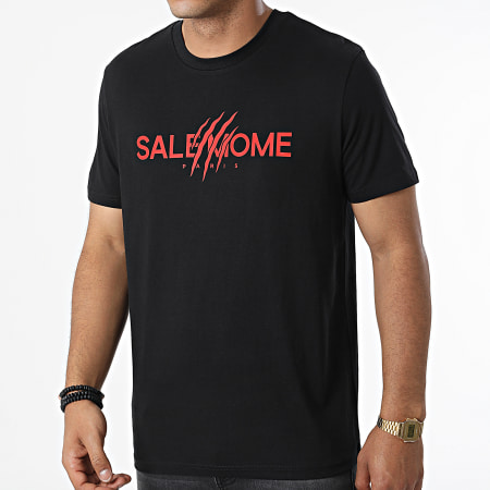 Sale Mome - Tee Shirt T-Rex Noir Rouge