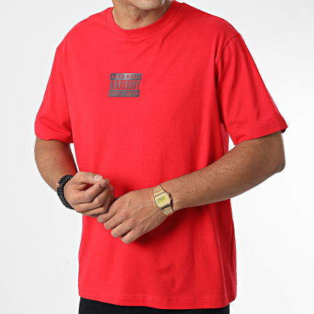 Parental Advisory - Tee Shirt Oversize Large Small Tag Rouge Noir