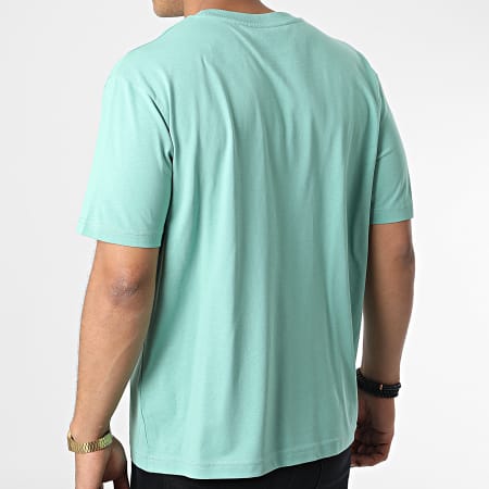 Parental Advisory - Oversize Camiseta Large Small Tag Verde Negro