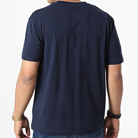 Parental Advisory - Tee Shirt Oversize Large Small Tag Bleu Marine Blanc