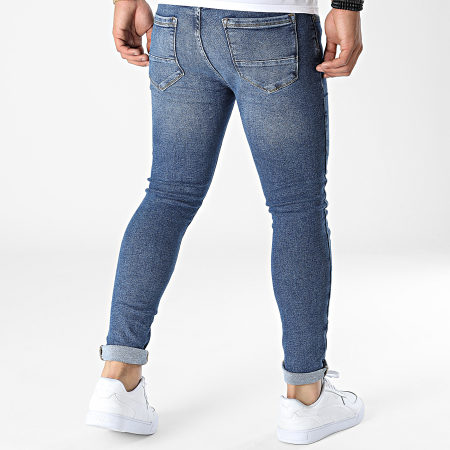 Black Industry - 5501 Jeans skinny in denim blu